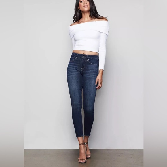 Good American Denim - New Good American Good Legs Crop High Waits Jeans Size 27/4